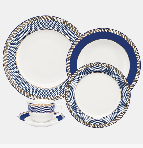 Oxford FLAMINGO Op Art Porcelain